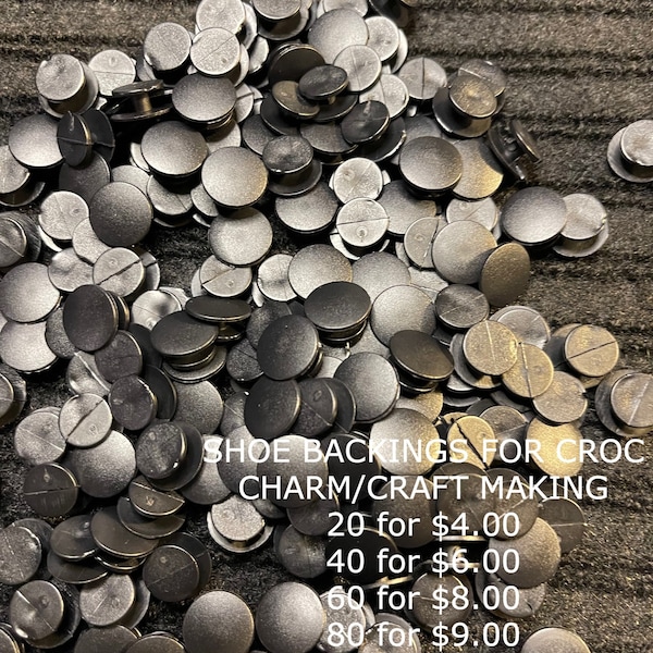 Plastic Croc Jibbitz Backing Etsy