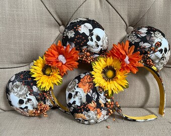 Fall Skeleton Mouse Ears