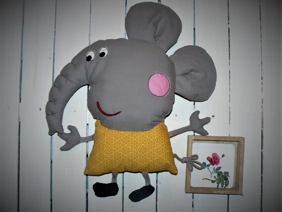 elephant cuddle pillow