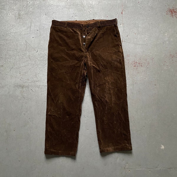 Pantalon sanfor Français en velours côtelé vintage des années 80