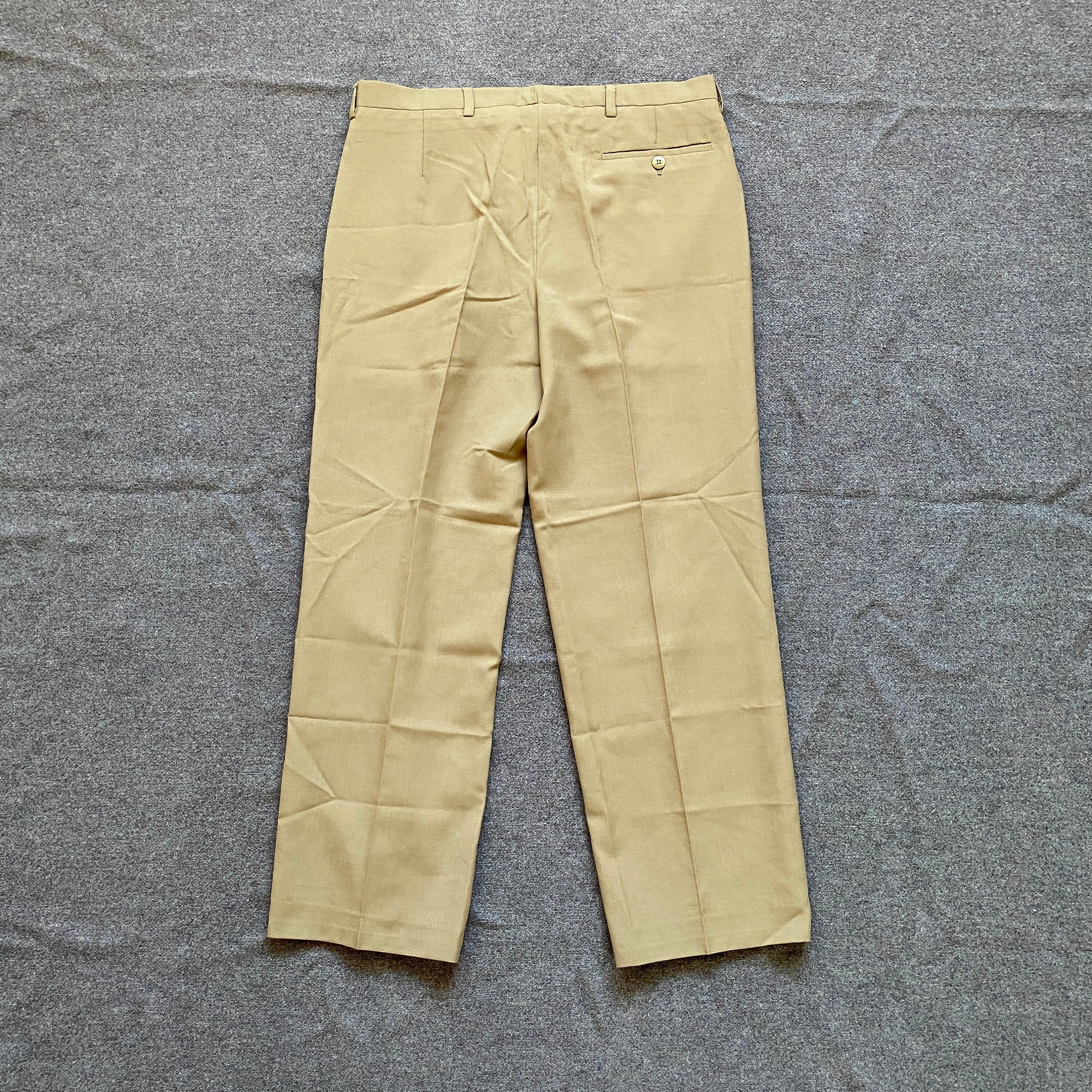 80s Vintage Burberry Beige Pleated 