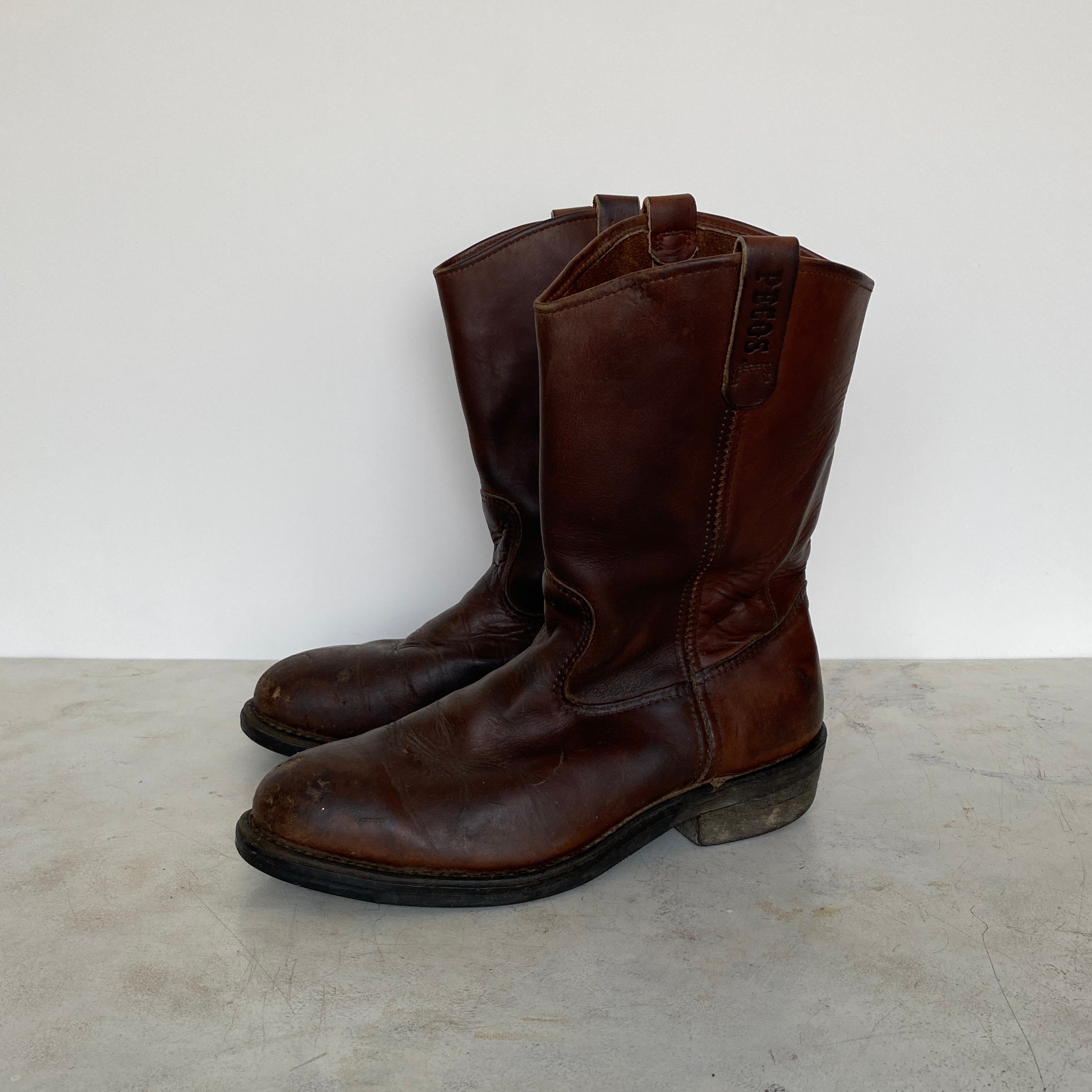 VintageRED wing hunting boots#601 odmalihnogu.org
