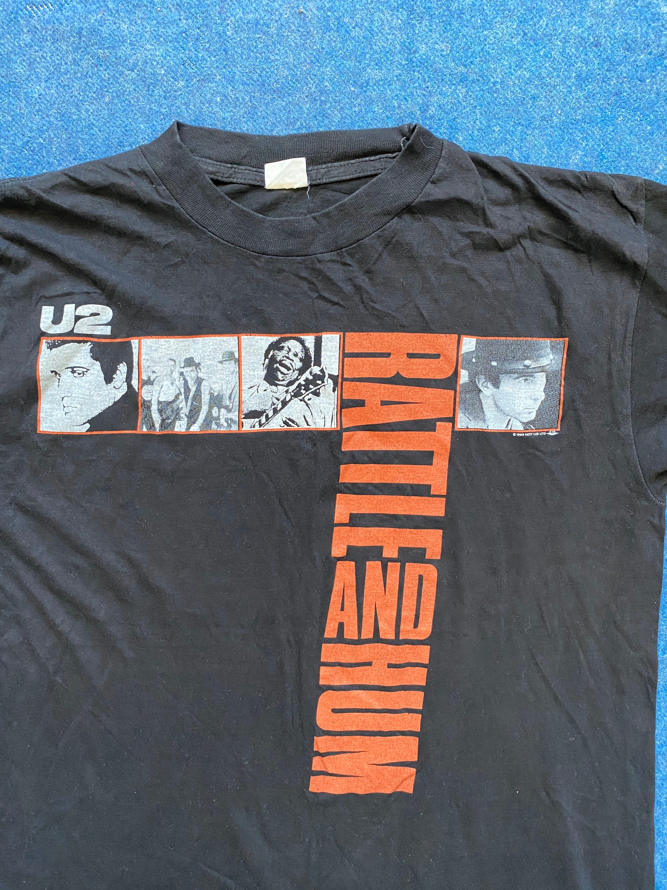 80s U2 Rattle and Hum vintage rock band t shirt single stitch | Etsy