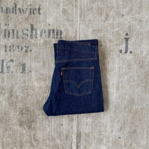 Deadstock Vintage Levis Dark wash Orange Tab 517 31X3… - Gem