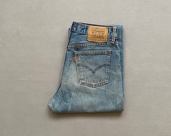 Vintage Levi's 615-02 High Waisted Jeans - Dark - Depop