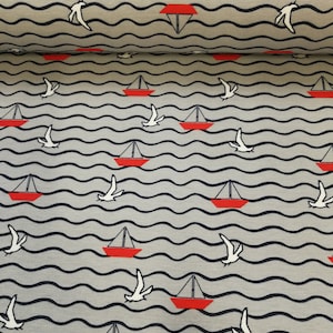 Jersey fabric maritime