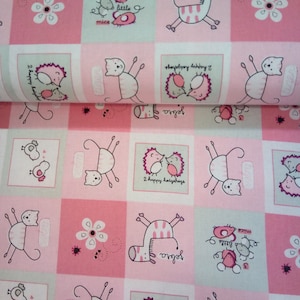 Cotton fabric animals