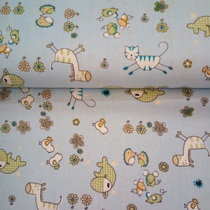 Cotton fabric animals