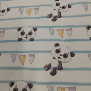 Panda in tessuto jersey