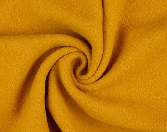 Walkloden 100% virgin wool mustard yellow