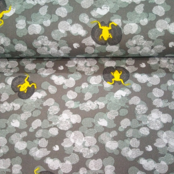 Canvas Twill Druck Frosch Little Darling