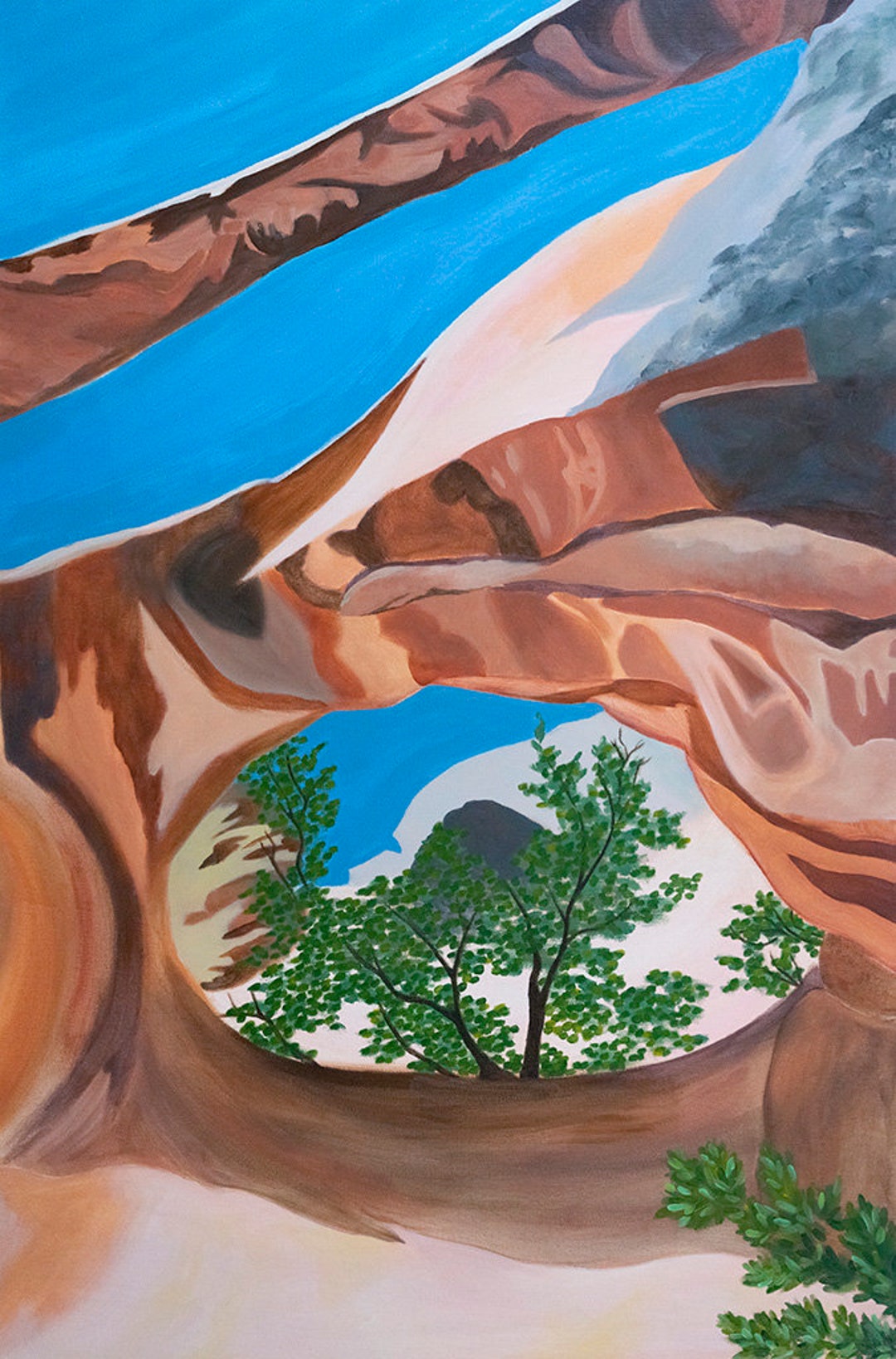 Art Print, double O by Elise Stoudt Studio, Giclée Print, Arches