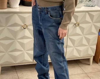 Vintage 90s WRANGLER high waist denim jeans unisex