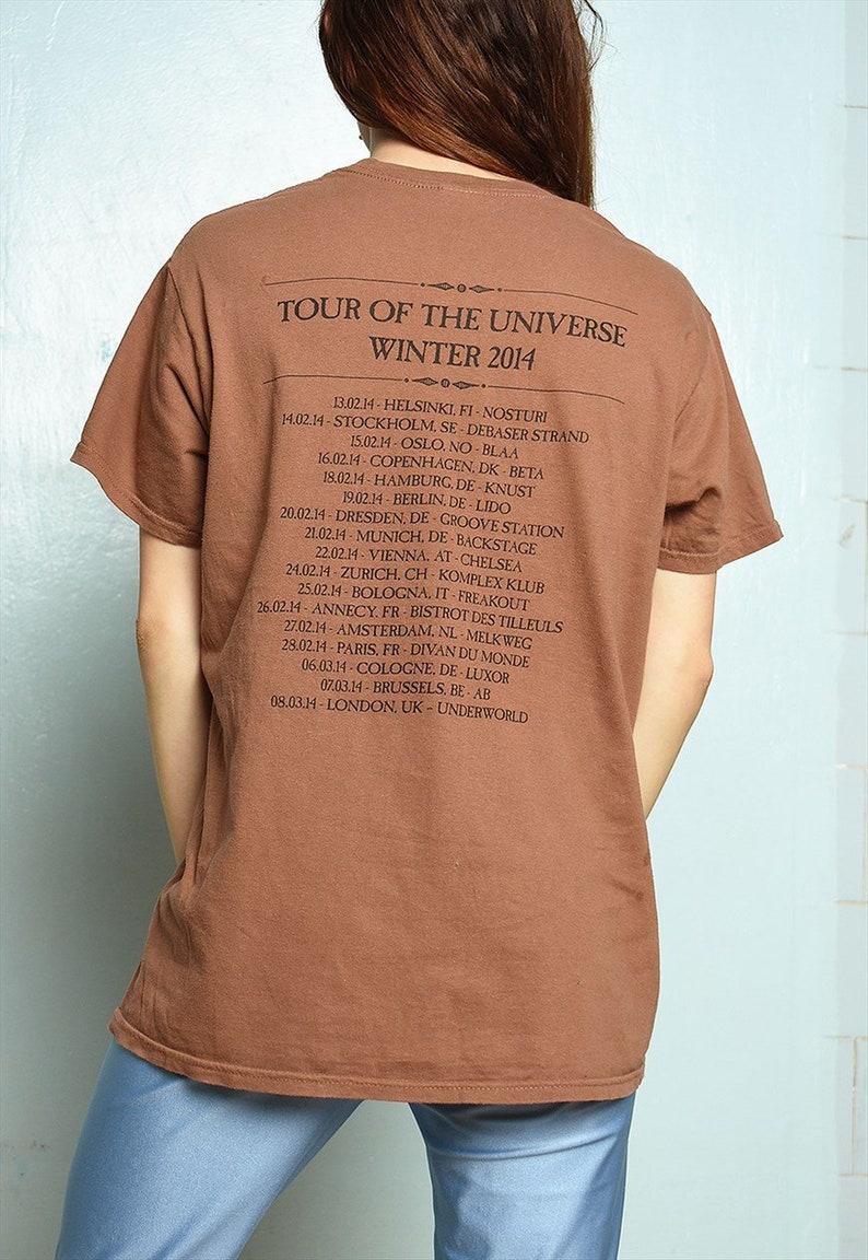 Vintage 90s slogan graphic festival blouse top t-shirt tee