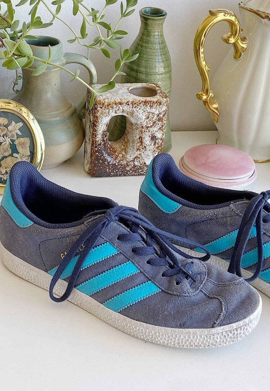 Vintage 90s retro ADIDAS Gazelle sports trainers sneakers | Etsy