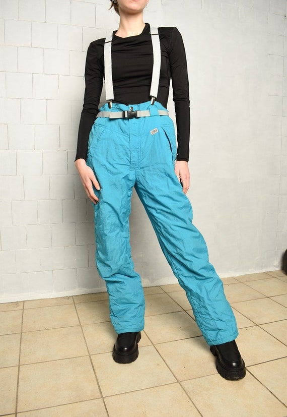 Vintage annees 80 ETIREL Sports pantalon bretelle de ski pantalon Etsy Canada
