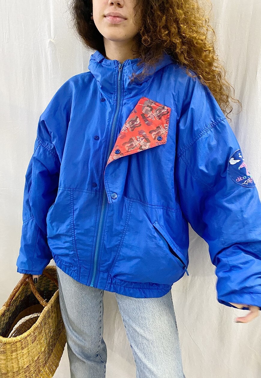 Vintage 80s puffer skiing coat bomber jacket parka oversized | Etsy