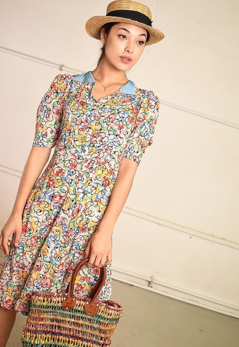 midi tea dress uk