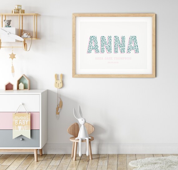 personalised nursery decor