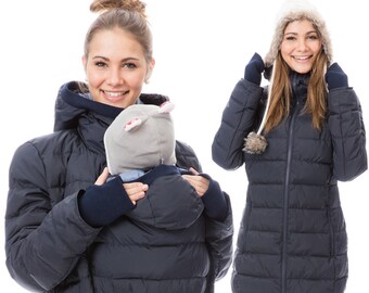 4in1 Babywearing Coat Softshell PINA in Mustard Yellow 4in1 Babywearing Coat Softshell PINA in Mustard Yellow