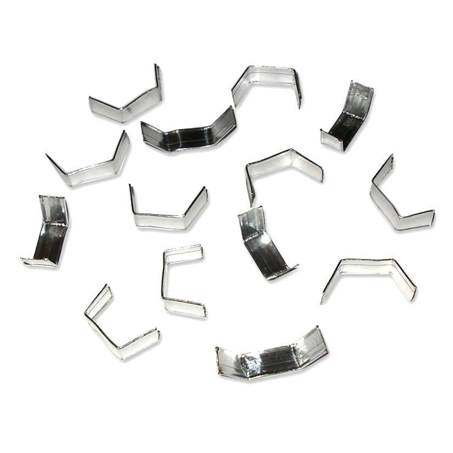 100 Closure Clips 33 Mm Silver Shutter Strips Paper Clip Clips Paper Wire Clip Tapes Clip Tapes
