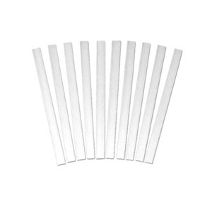 1000 closure strips 14 cm white for tea bags and pouches paper clips clip band closure bag closure clip bands wire closures image 1