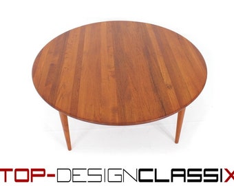 like new, 1a restored, Danish A. Mikael Laursen XXL coffee table in solid teak, mid-century table, no signs of wear