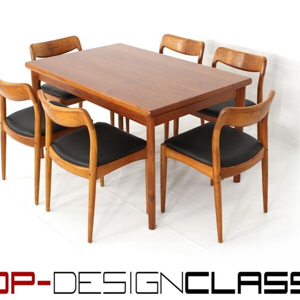 Teak Dining Table Etsy