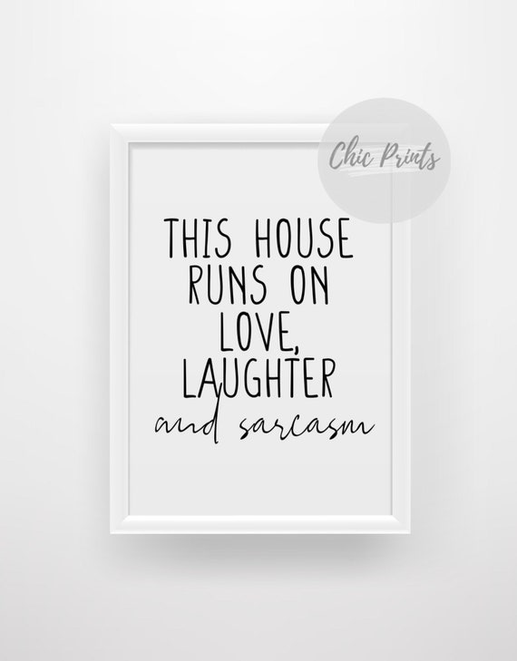 Rustic Farmhouse Sarcastic Quality Print  297mm x 210mm A4 Funny Witty Saying 