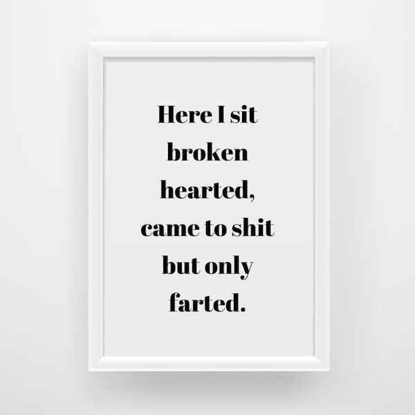 Bathroom Wall Quotes Etsy UK