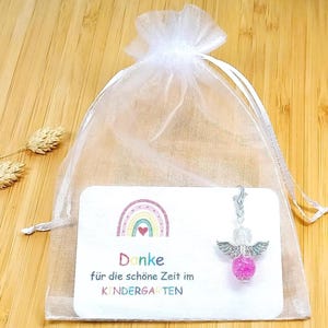 Schutzengel Erzieherin Anhänger Geschenkkarte Schlüsselanhänger Charm Glücksbringer beste Lieblingserzieherin Geschenk Kindergarten Abschied