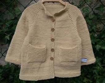 Strickjacke schön Gelb