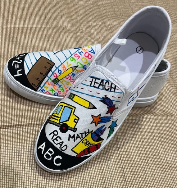 Teacher clearance canvas shoes