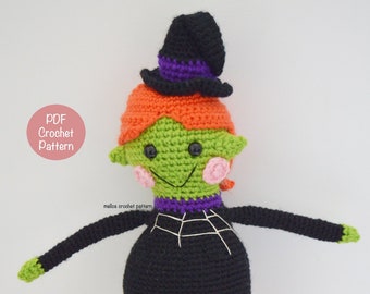 Halloween Witch Crochet Pattern (PDF)