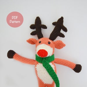 Christmas Reindeer Crochet Pattern (PDF)