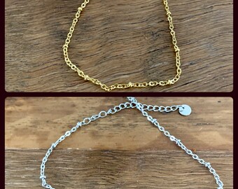 Anklet “Beads” made of stainless steel