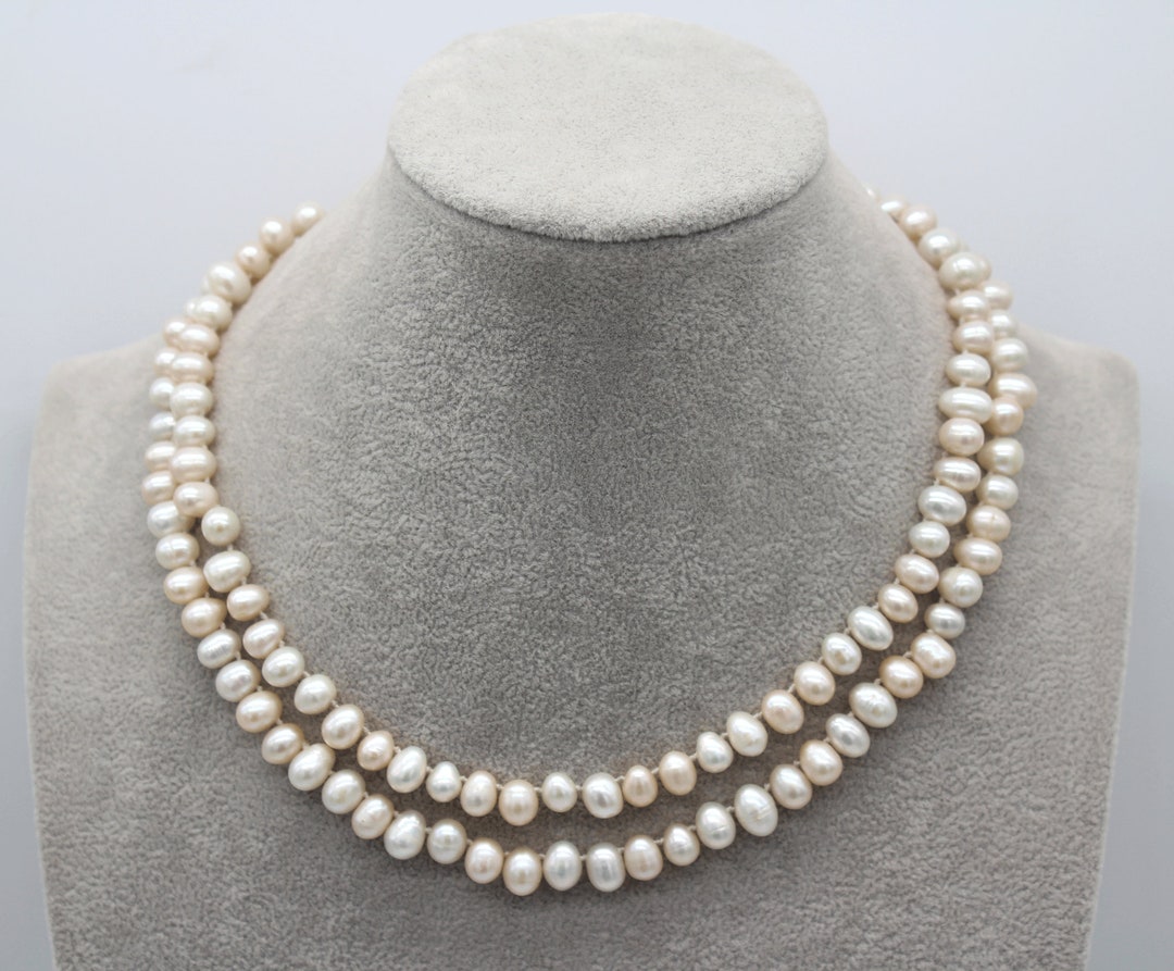 ネックレス・ペンダント Everyday Pearl Necklace 8mm 16-18