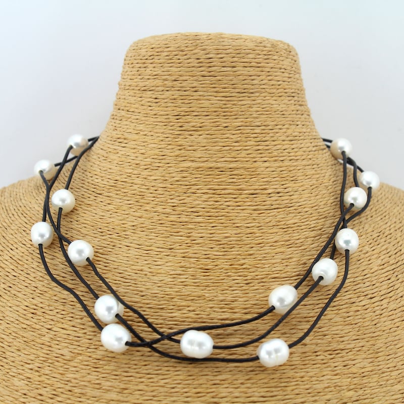 Leather Necklace E