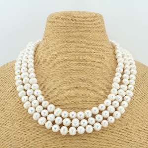 9-10mm Potato Shape Freshwater Pearl Necklace,60inches Necklace,Genuine Freshwater Pearl Necklace,Long Pearl Necklace,Valentine&#39;s Day gift