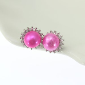 Monture de clou d&#39;oreille en plaqué argent, Base de clou d&#39;oreille vierge, Monture de boucle d&#39;oreille pour perle/perle ronde, Support de boucle d&#39;oreille, Breloque lâche, Boucles d&#39;oreilles bricolage-ER019