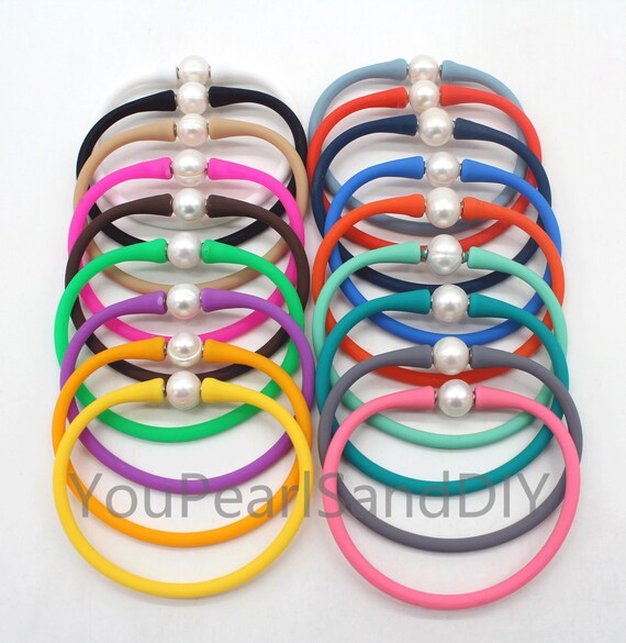 Lot De 15 Bracelets En Silicone – Gomme – Multicolore (Assortis)