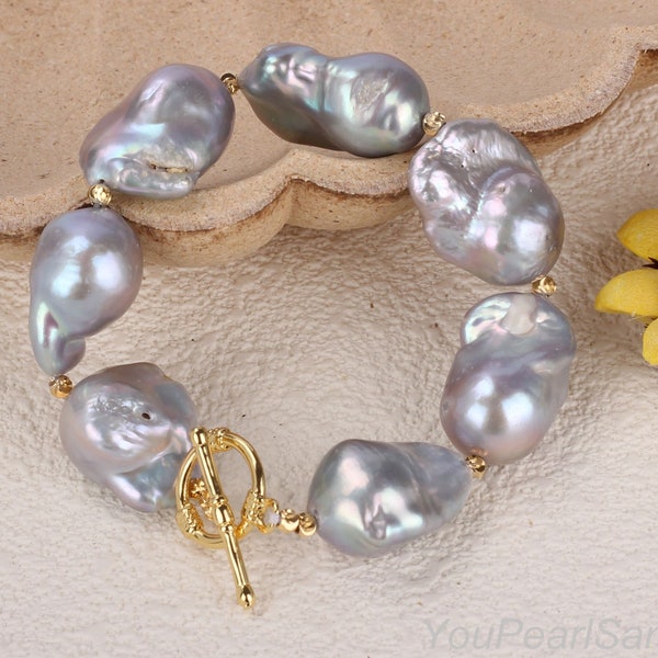 Baroque Pearl Layered Bracelet