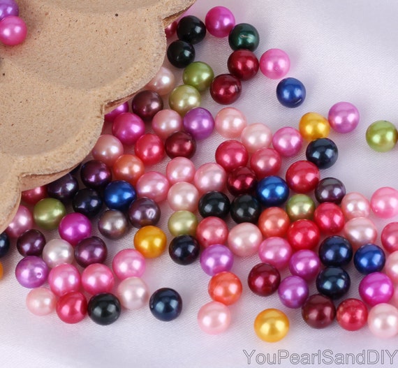 Wholesale 50pcs/lot fashion hot selling natural stone pink round ball shape  no hole 8mm beads for jewelry making free