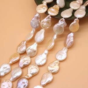 12-13 mm Natural White Pink Purple Coin Pearl Beads,Genuine Freshwater Coin Pearl Beads,Pearl For Jewelry,Full strand -15 inches-PS2332