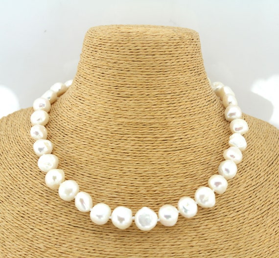 Collana con perle barocche grigie Akoya - Pearls