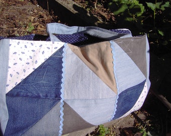 Patchwork, Handtasche, Upcycling