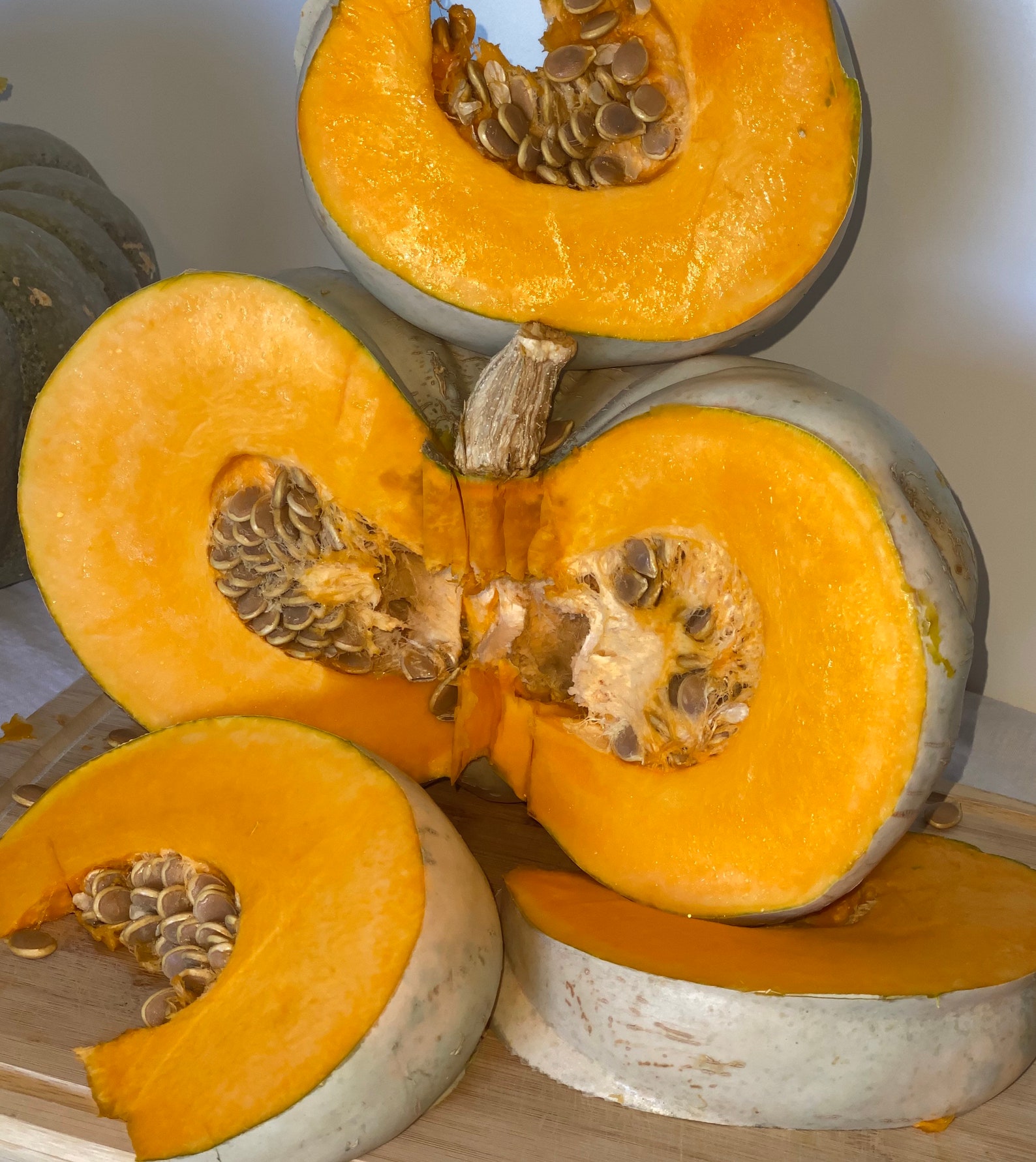 Blue Jarrahdale Pumpkin 100 Seeds Etsy