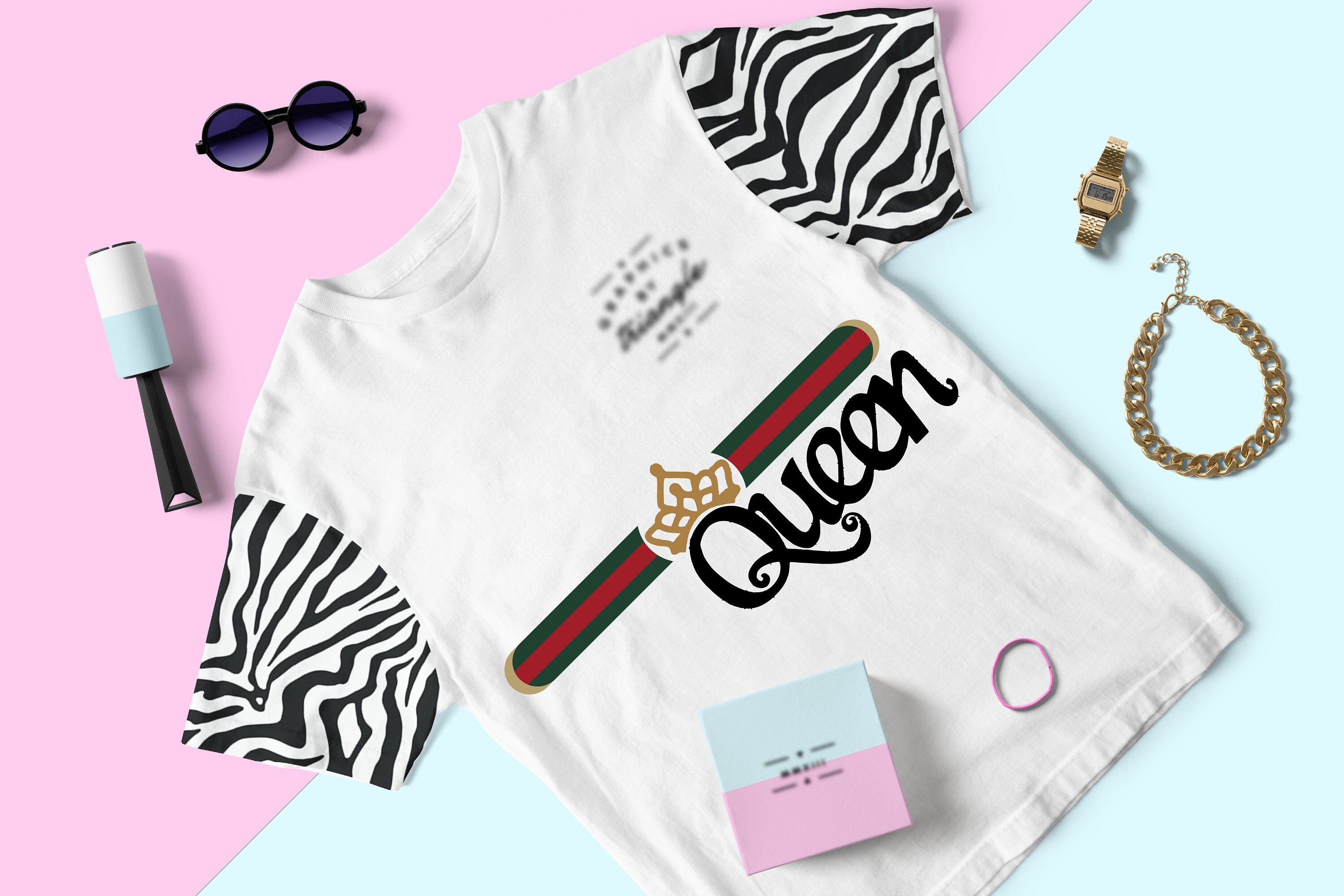 Download Gucci queen high quality Svg Fashion Inspired Logo Vector ...