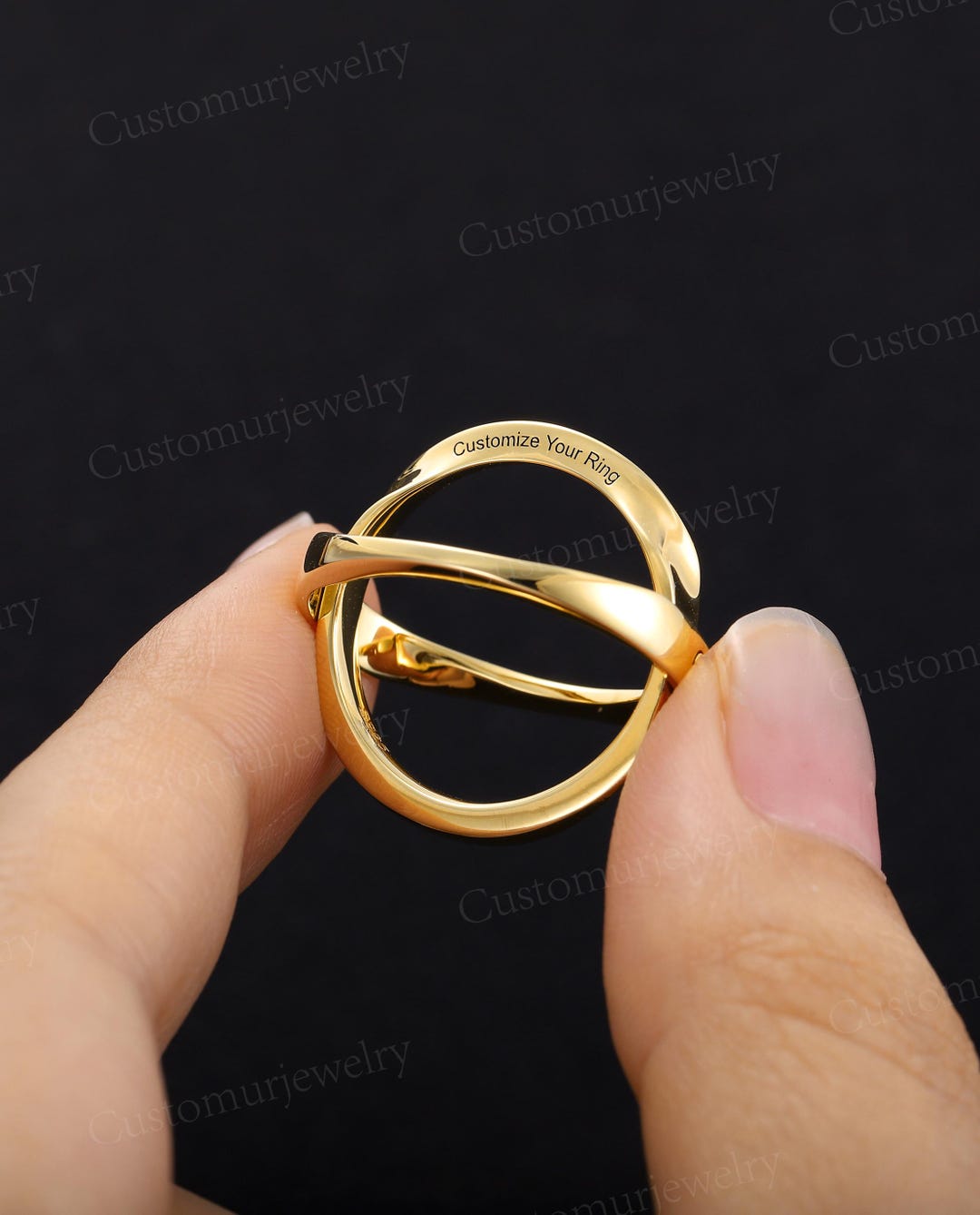 Openable Secret Message Ring, 10K Gold Hidden Compartment Ring ...
