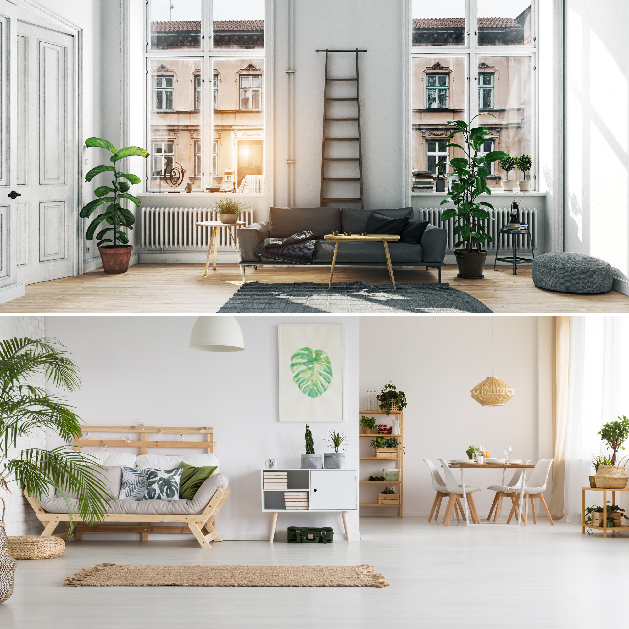 MODERN HOME Zoom Background Bundle of house Images Backdrop Etsy